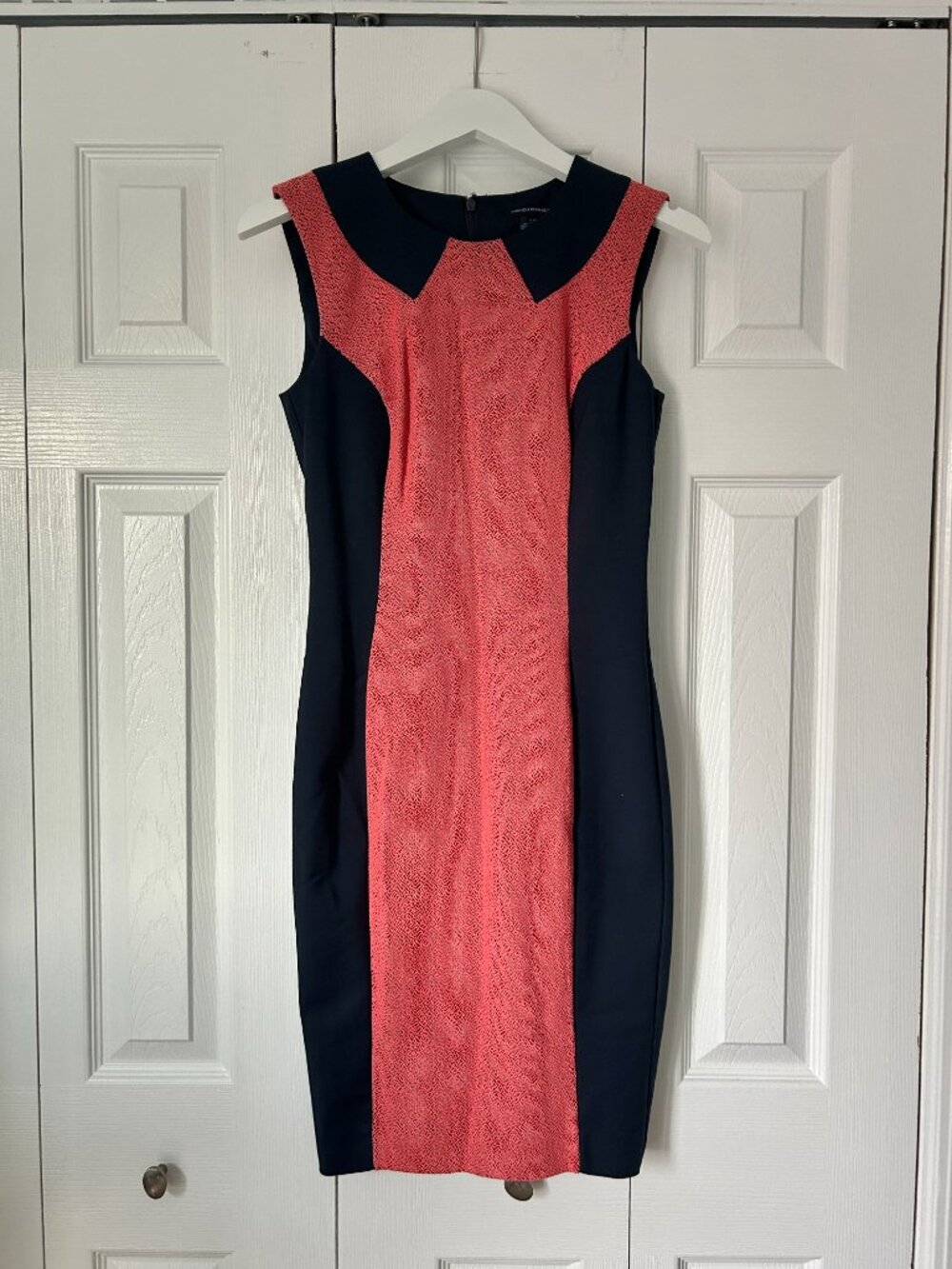 French Connection Pink & Blue Mini Dress